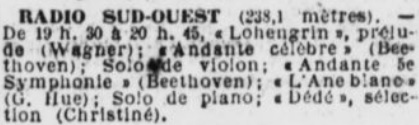 Radio-Sud-Ouest à Bordeaux