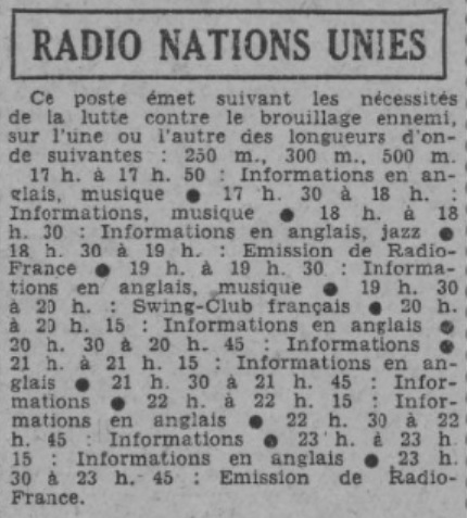 Radio Nations Unies à Alger