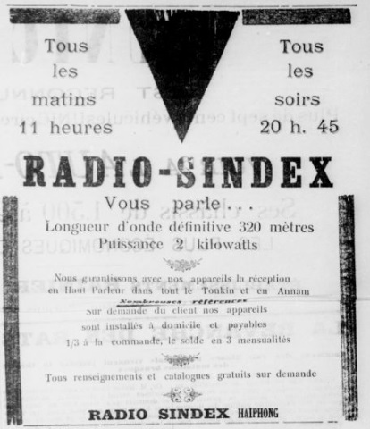 Radio Sindex à Haïphong