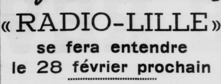 Radio-Lille pendant l'Occupation