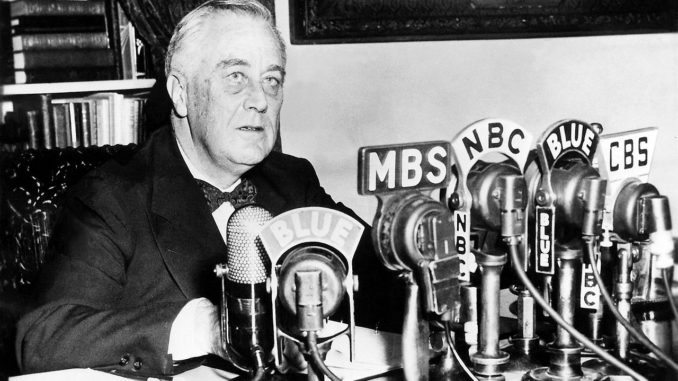 Roosevelt à la radio Roosevelt à la radio