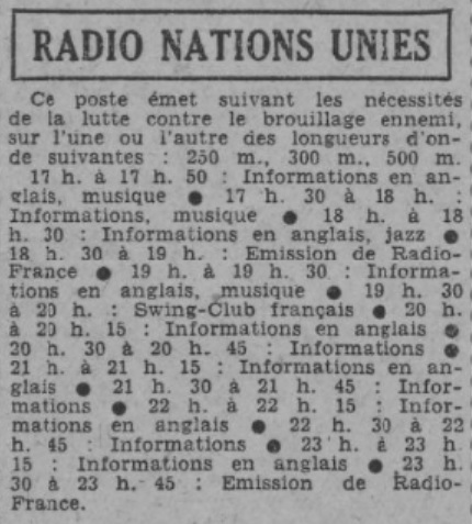 Radio Nations Unies à Alger