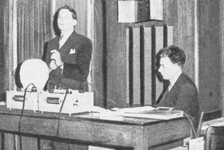 José Bernhart et Jean-Wilfrid Garrett