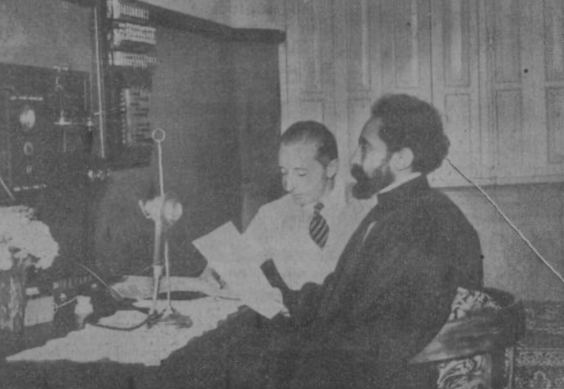 Alex Virot et le Negus